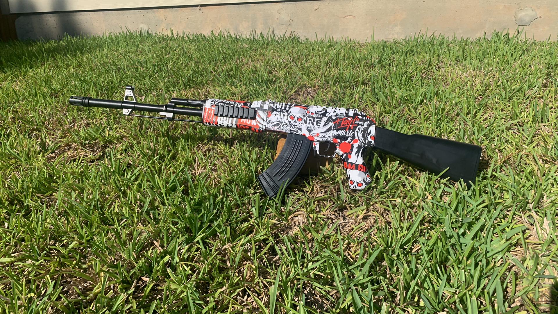 Orbeez Ak-47 Graffiti Rifle - Orbeezguns.com